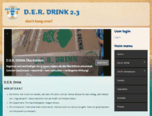Tablet Screenshot of derdrink.com